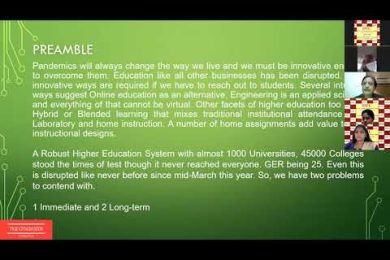 Learning Post COVID-19: Dr S S Mantha