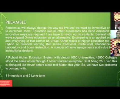 Learning Post COVID-19: Dr S S Mantha